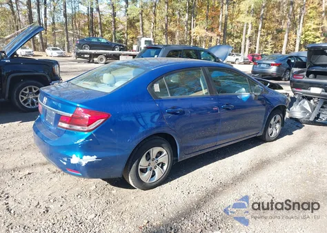 2014 Honda Civic Lx from USA, damaged, VIN 19XFB2F51EE224704